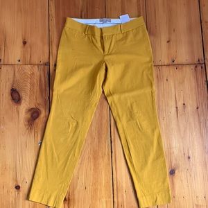 Banana Republic Sloan Fit mustard pants